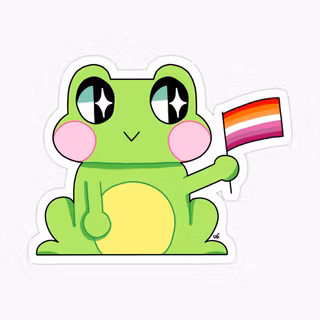 Lesbian frog wallpaper