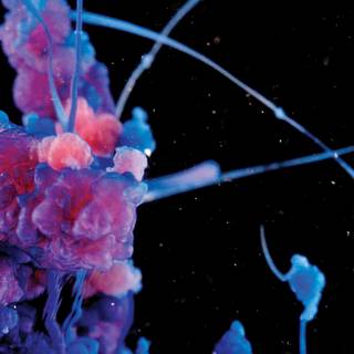 Chemical reaction wallpaper