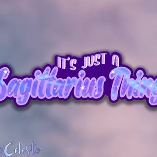Purple Sagittarius wallpaper