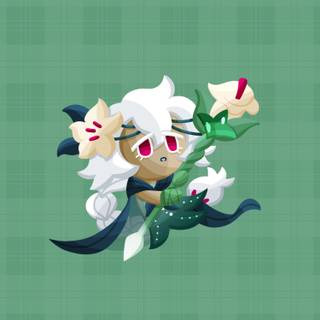 White Lily Cookie wallpaper