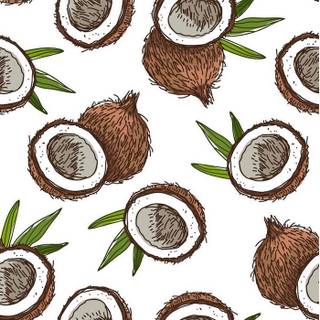 Coconut girl wallpaper