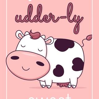 Cow Valentines Day wallpaper