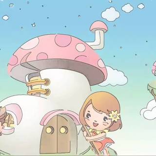 Cartoon sketch wallpaper