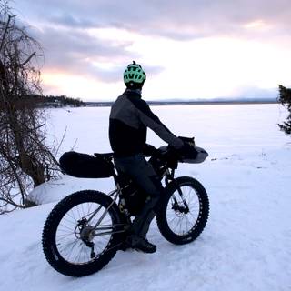 Bike winter wallpaper