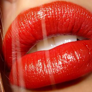 Red lipstick wallpaper