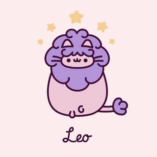 Pusheen Leo wallpaper