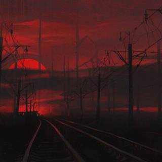 Dark red aesthetic desktop wallpaper