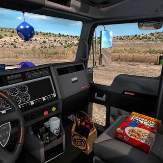 Truck cabin wallpaper