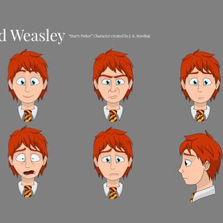 Cartoon Ron Weasley wallpaper