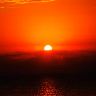 Red sunrise wallpaper