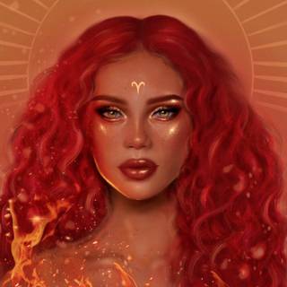 Aries girl wallpaper