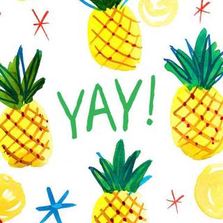 Cute VSCO pineapple wallpaper