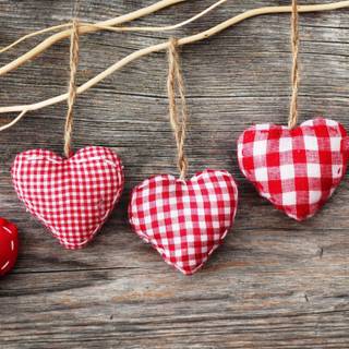 Rustic Valentines wallpaper