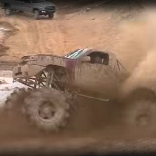 Muddy trucks wallpaper