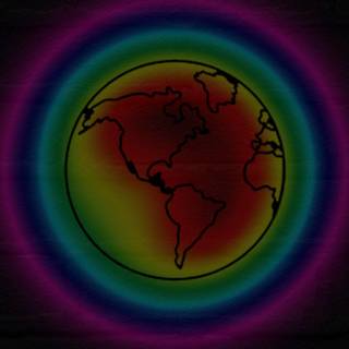 Neon Earth wallpaper