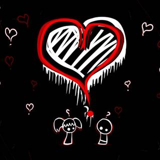 Kawaii emo wallpaper