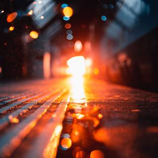 Bokeh lights wallpaper