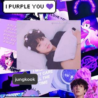 Jungkook purple wallpaper