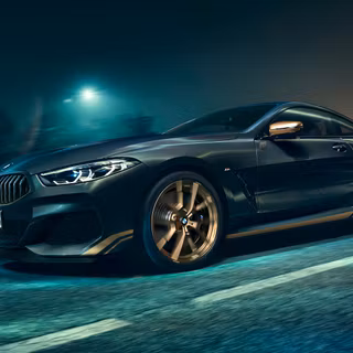 BMW M8 black wallpaper