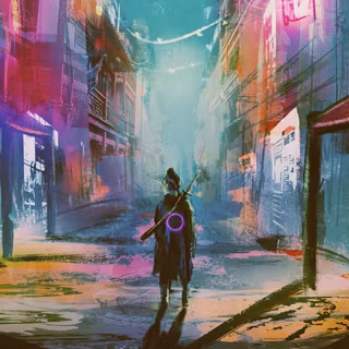 Urban anime wallpaper