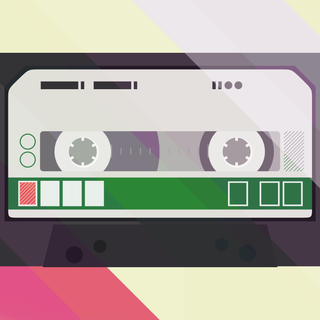 Music tape wallpaper