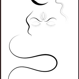 Shiva sketch wallpaper