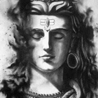 Shiva sketch wallpaper