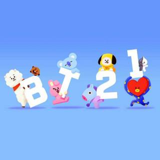 BTS characters wallpaper
