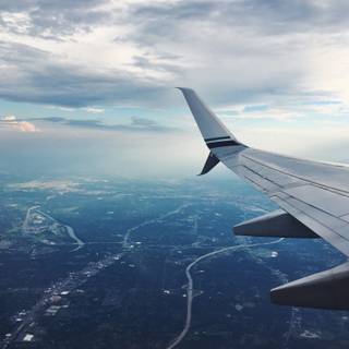 Airplane view wallpaper