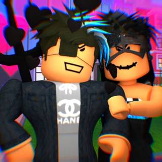 Roblox couple wallpaper