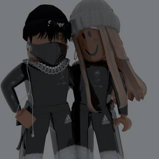 Roblox couple wallpaper