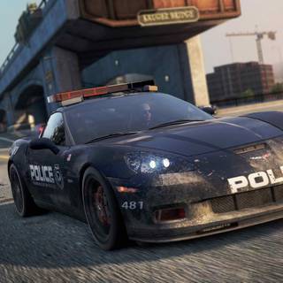 Police Corvette wallpaper
