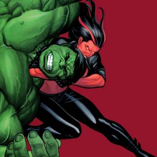 Red She Hulk wallpaper