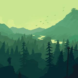 3440x1440 green wallpaper