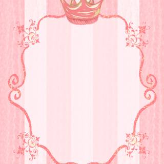 Pink crown wallpaper