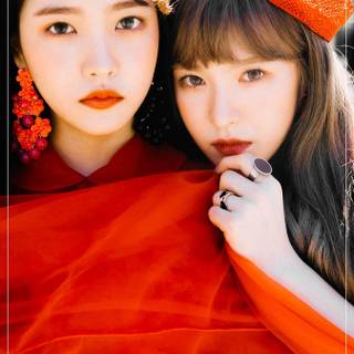 Red Velvet Peek-A-Boo wallpaper