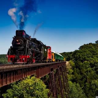 Old trains wallpaper