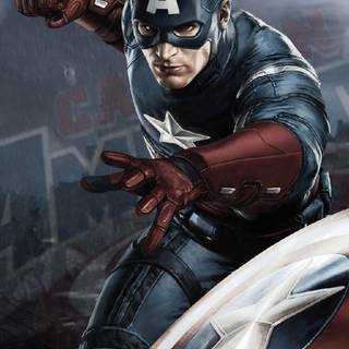 Captain America for mobile wallpaper