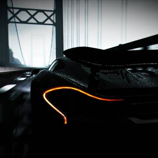 McLaren black wallpaper