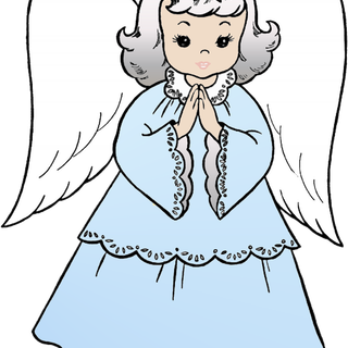 Cartoon angel wallpaper