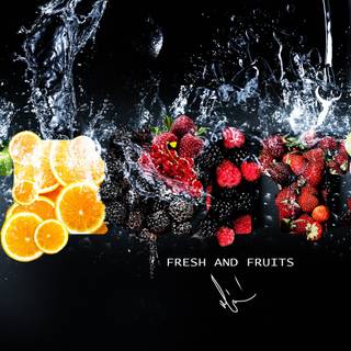 Fresh fruit wallpaper