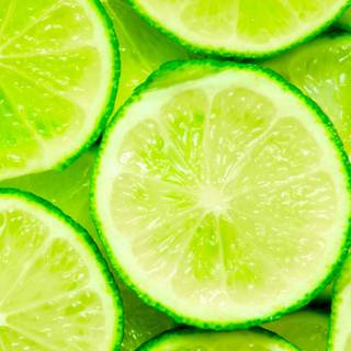 Lemon green wallpaper