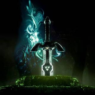 Enchanted Diamond sword Minecraft wallpaper