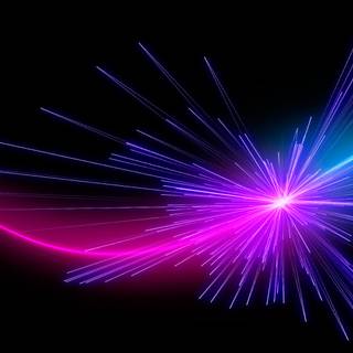 Neon blue and purple wallpaper