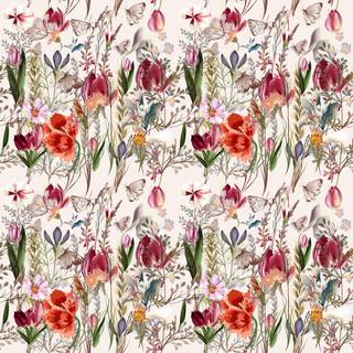 Spring flowers design wallpaper