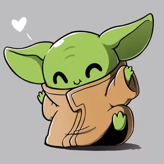 Baby Yoda Among Us wallpaper