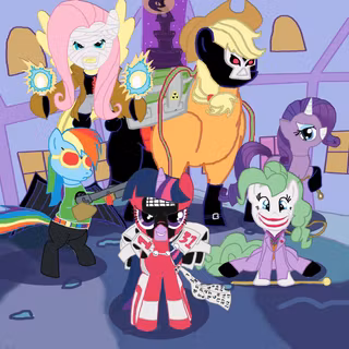 Harley Quinn My Little Pony wallpaper