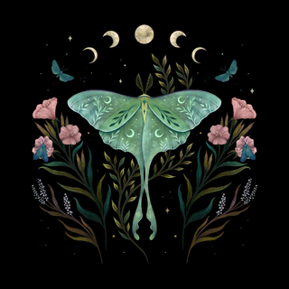 Luna moth wallpaper
