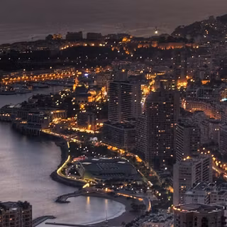 Monaco night wallpaper