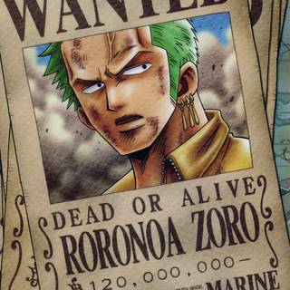 Wanted Zoro wallpaper